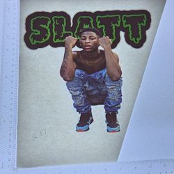 Iron On Heat Transfer  Good For T-shirts Sweaters Jackets T Shirt Design Size Is About 8x8  Slatt #287