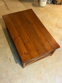 Rustic Farmhouse Wood Coffee Table