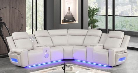 Reclinable con luz y Bluetooth hermoso 🌺😍🔥😍🌺🔥😍🌺🔥🚛📦