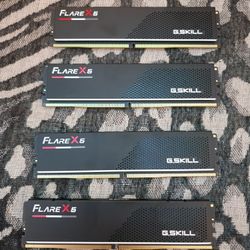 G.SKILL Flare X5 Series (AMD Expo) DDR5 RAM 64GB (4x16GB) 6000MT/