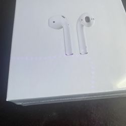 Apple AirPods (2nd Gen) Wireless Ear Buds + Lightning Charging Case + Lightning to USB Cable