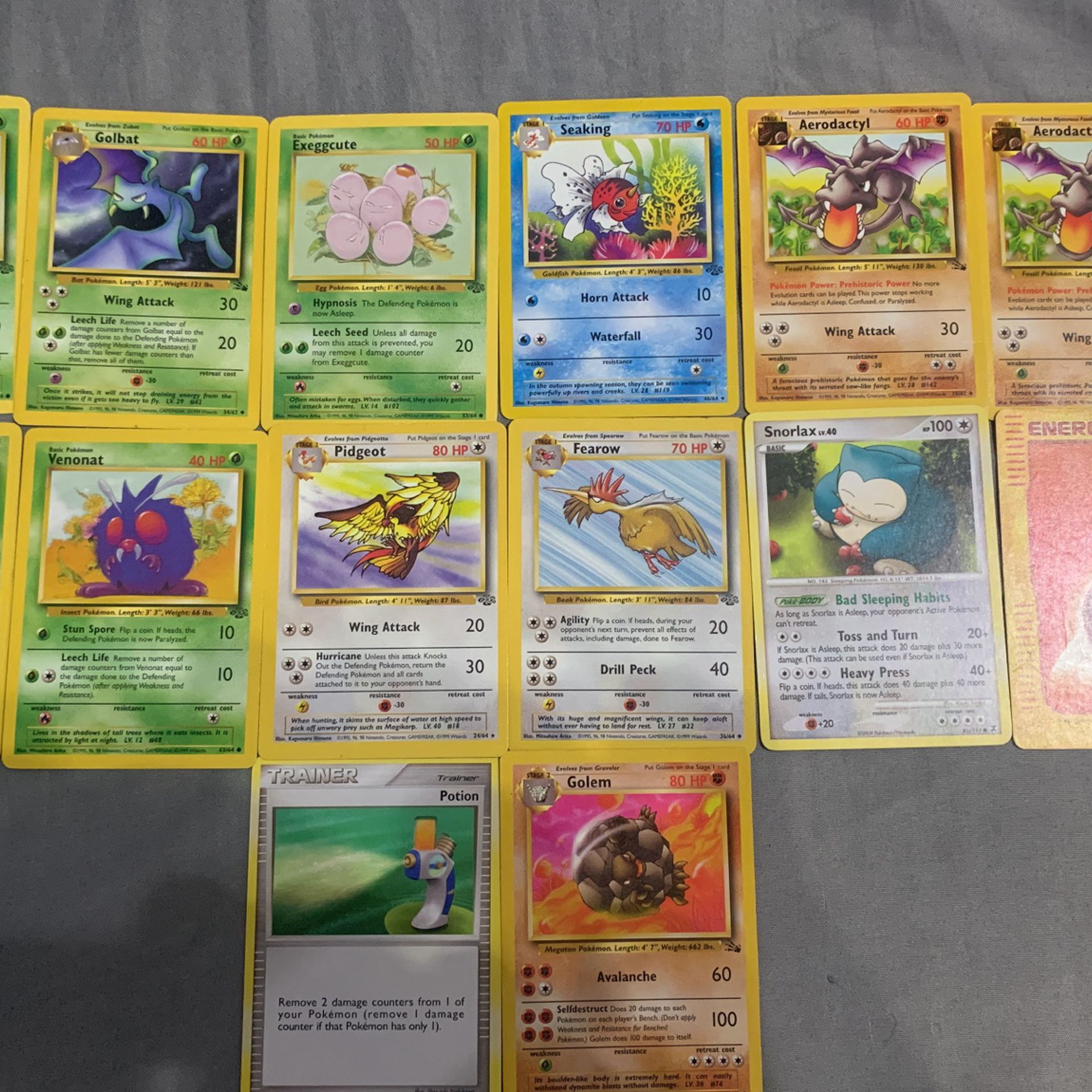 1995 Pokémon Cards 