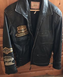 Motorcycle LEE TREVOR Designer Vintage Leather Jacket