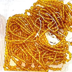 2 Strands Of Citrine Beads  1223