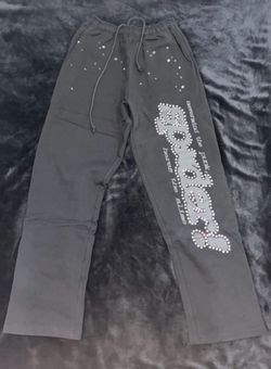 Sp5der Rhinestone Punk V2 Sweatpants