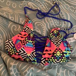 NWT Bingo Brand Size XL Bikini Top