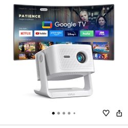 Brand New in Box VOPLLS Official Google TV 4K WiFi Smart Portable Projector Wireless Bluetooth Dolby Autofocus Gaming Entertainment Hub Christmas Gift