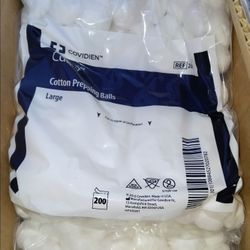 Cotton Prepping large Balls (Covidien  Curity