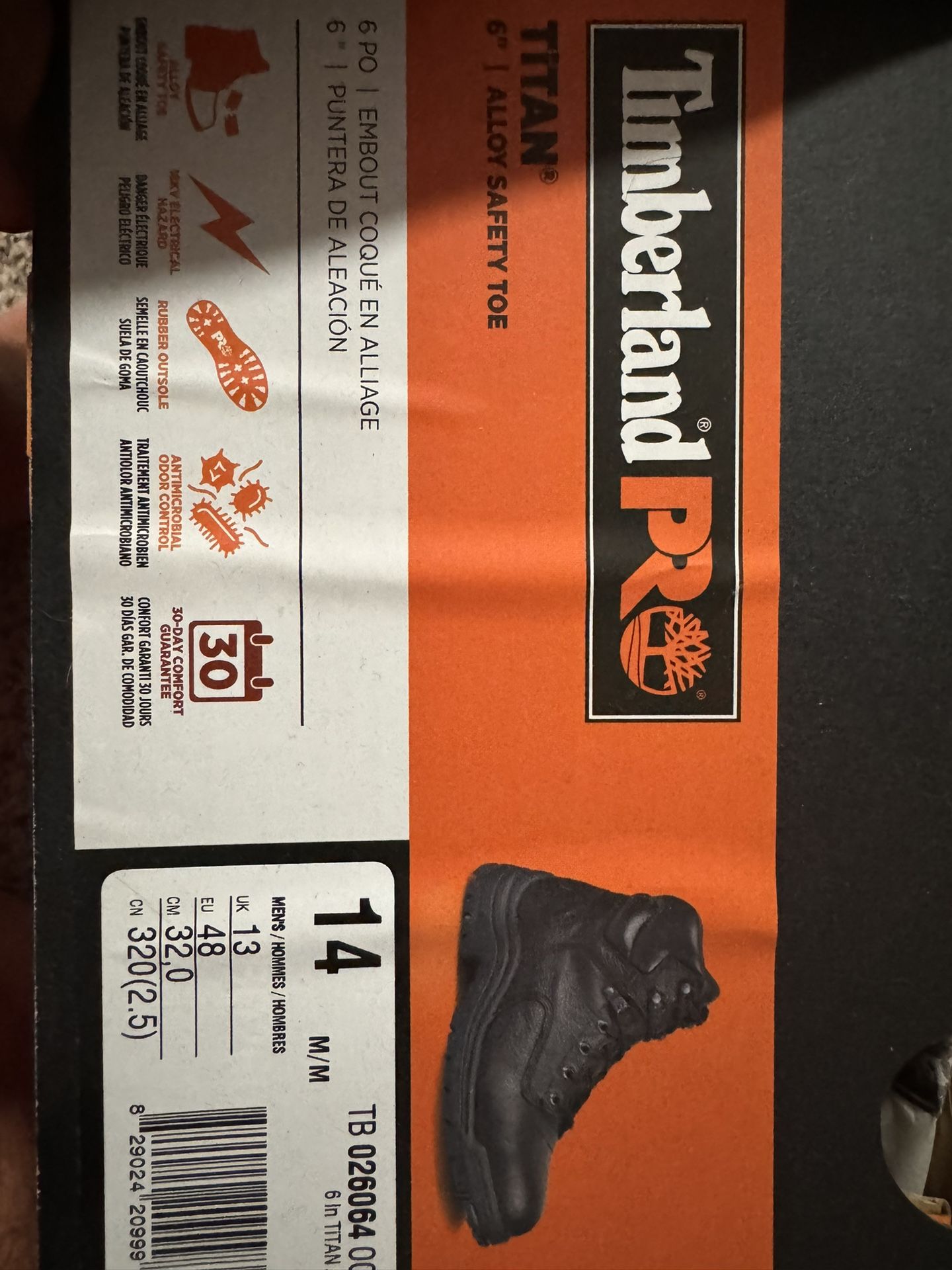 Timberland Safety Work Boot (steel toe)