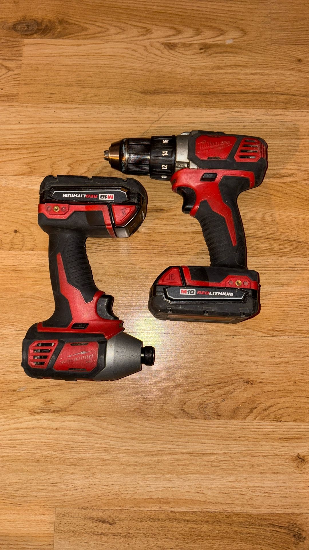 Milwaukee M18 Brushless Drill Set (Drills And Batteries Only)