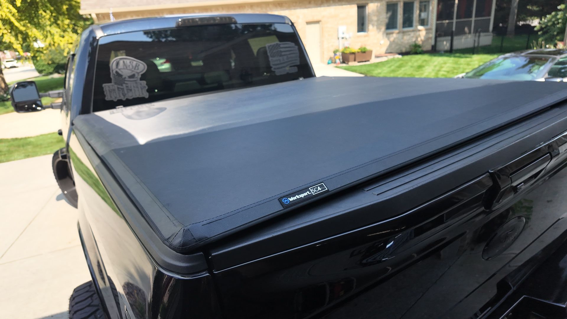 Soft Quad Folding Tonneau Cover F150 2015 - 2020 With 5.5 Ft Bed 