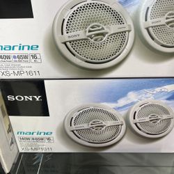 Sony, Marine Speakers, Sony, Both Speakers