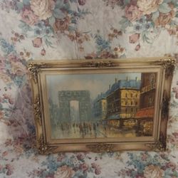 Beautiful Antique Oil Painting 