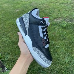 Jordan 3 “ Black Cement “ 2018  Size 9.5 OG All 