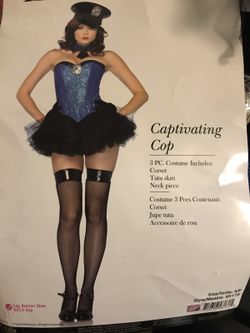 Halloween costume Captivating cop