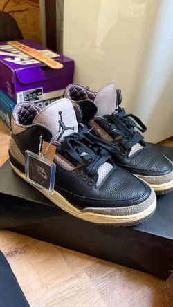 Jordan 3 AMM black/grey size 10 men 11.5 women a ma maniere 3 I II III IV V 1 2 3 4 5 6 7 XI 11 Nike Travis cactus dunk low bike SB 95