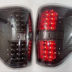  LED Black clear Taillights calaveras micas luces traseras 09-14 Ford F-150 