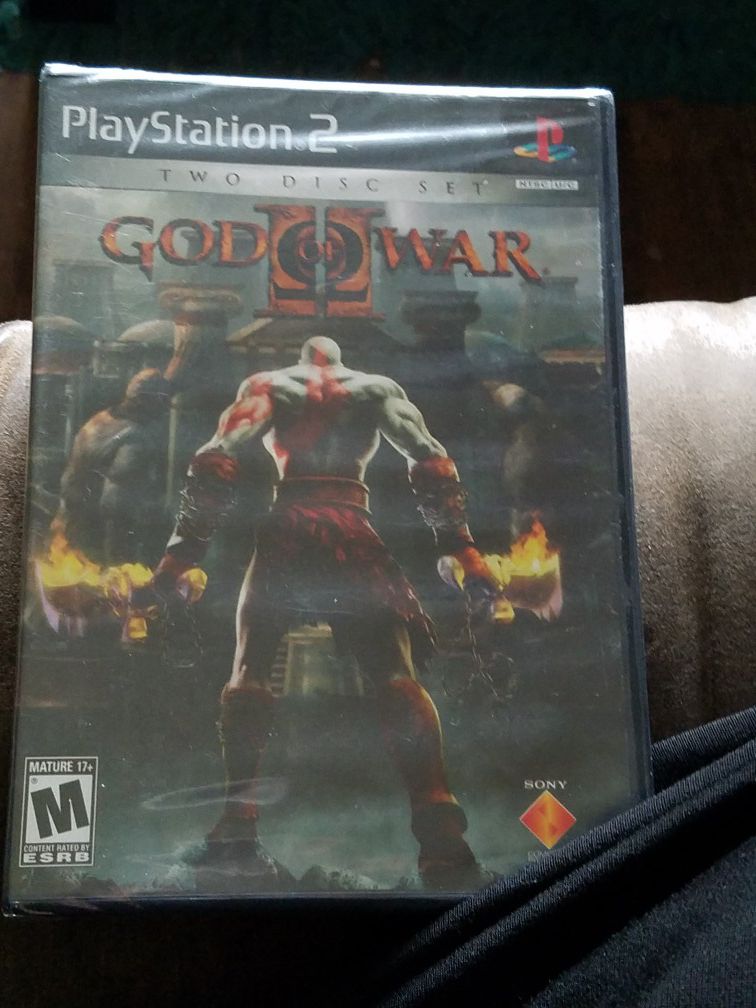 Sealed God of War 2 for the PS2