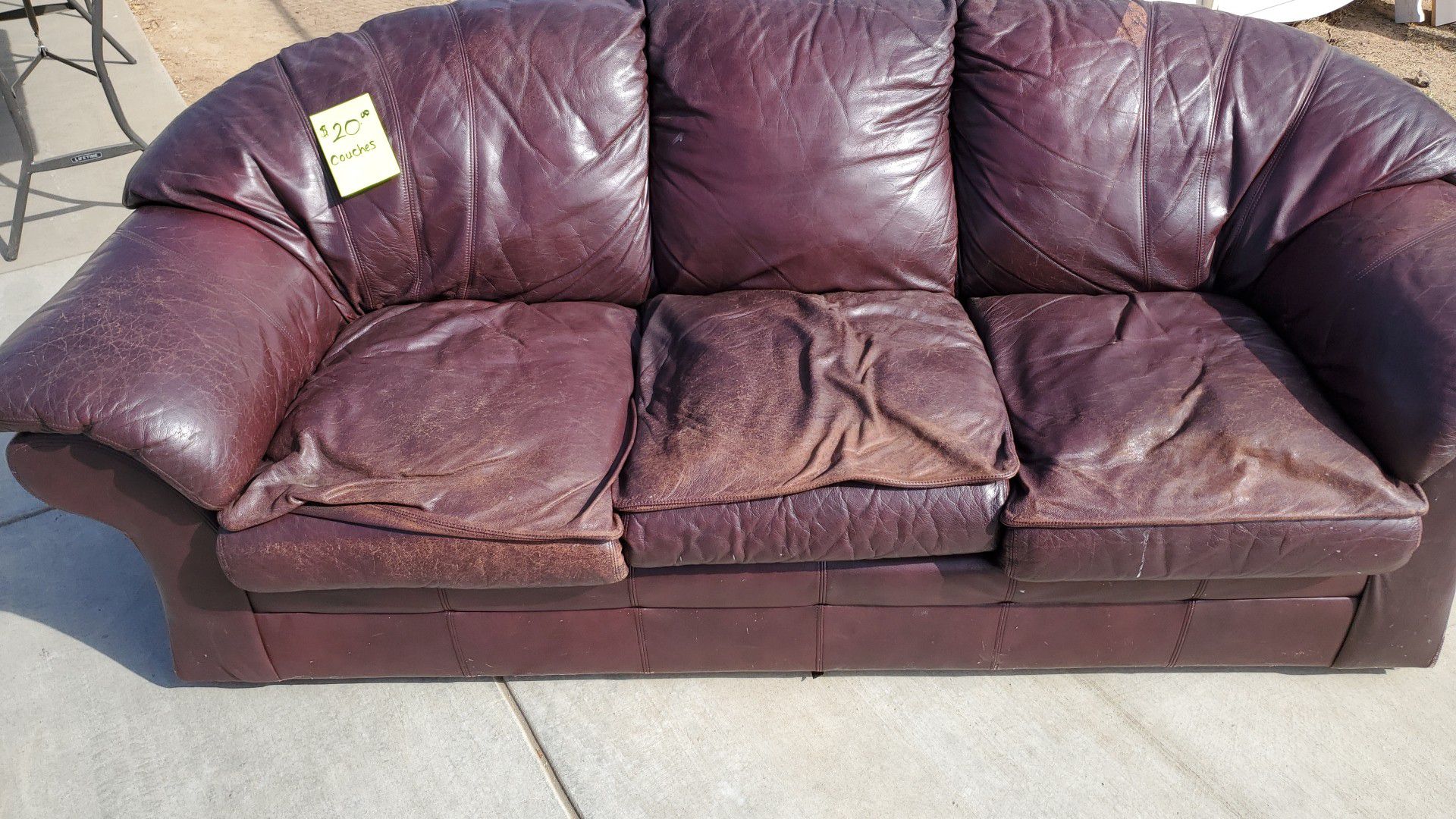 Couches leather FREE