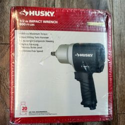 Husky 800 ft./lbs 1/2 in Impact Wrench  Model H4480 Low Weight Composite Housing(BRAND NEW)