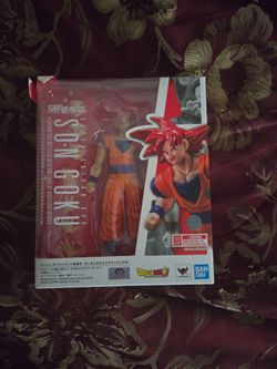 Sh Figuarts Super Saiyan God Son Goku Saiyan God Instilled with the Light of Righteous Hearts Used