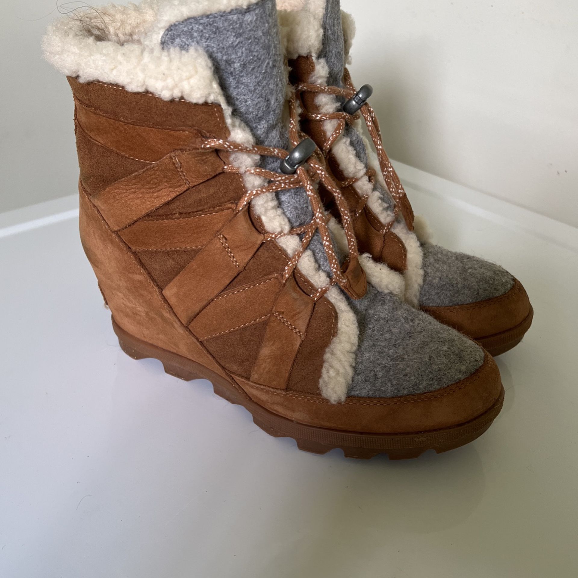 Sorel Winter Faux Fur Trim Boots
