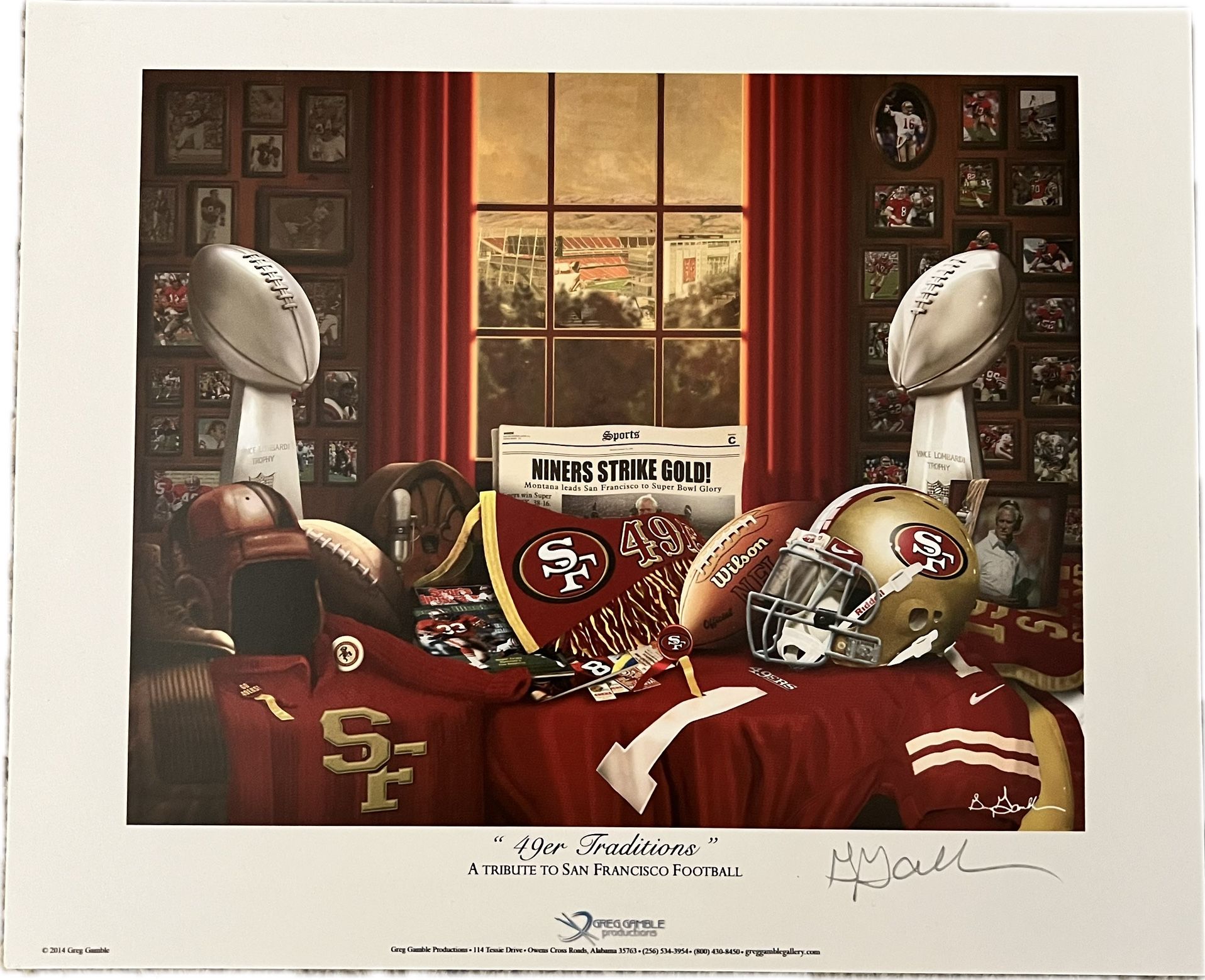 49er Signed Artwork