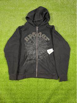 Studded Spider Zip