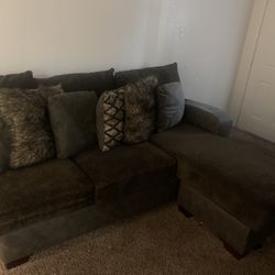 Brown Sectional Couch 