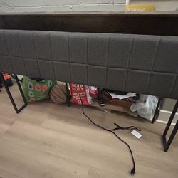 Headboard with sockets