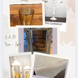 Asst Wedding Decorations For Sale Buckley, wa 