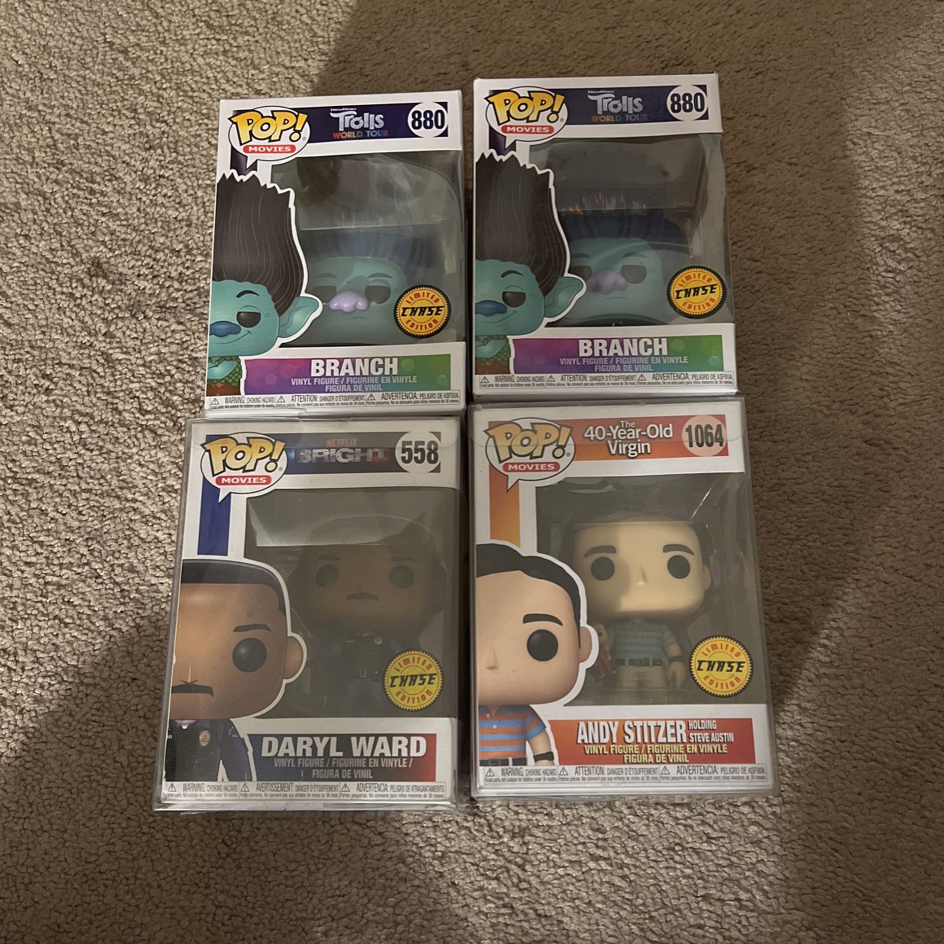 4 LIMITED EDITION CHASE POPs