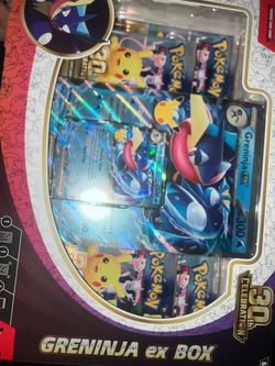 Pokemon 30th greninja ex box
