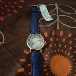 New Charming Charlie Ladies Watch Blue Band Need Battery 