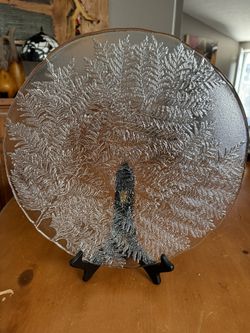 Vintage MIKASA Crystal Platter 