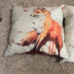 Fox Decorative Pillows