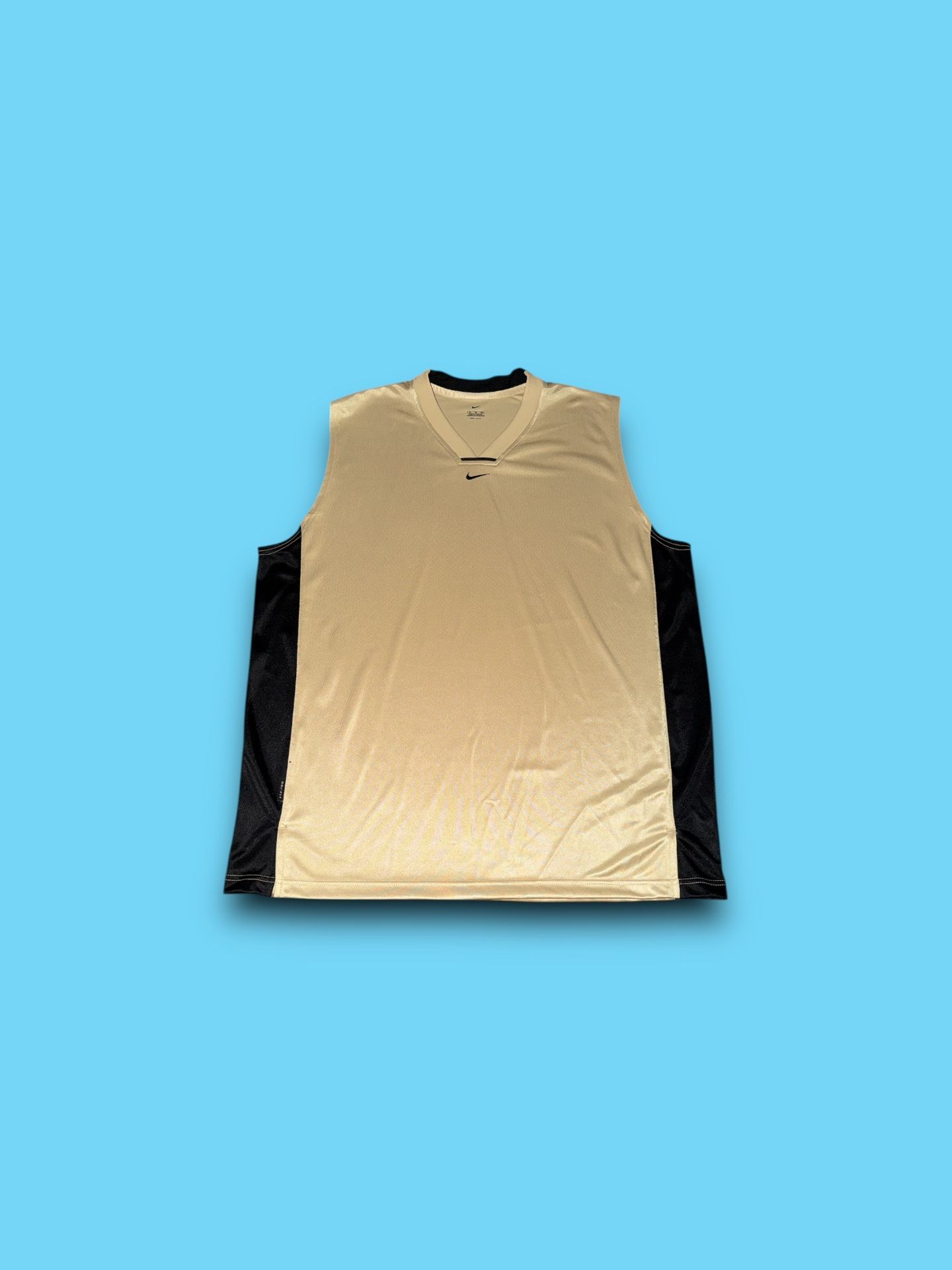 Vintage nike sportswear dri-fit tank top jersey gold men’s XL 