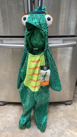 New chameleon costume $10 size 18-24 mos