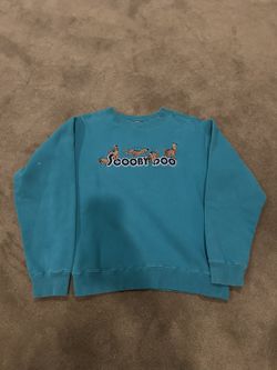 VTG BOHO 90s WARNER BROS SCOOBY DOO TEEL SWEATSHIRT SIZE WOMENS S