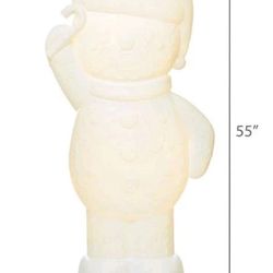 Holiday Time DIY Paint Your Own Lighted Blow Mold Gingerbread Man