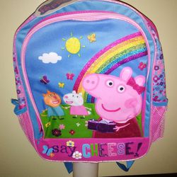 *Back to School* Peppa Pig "Say Cheese" Backpack $20 OBO