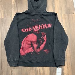 Off white Hoodie Size Large