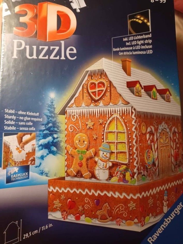 New Gingerbread 3-d Puzzle 