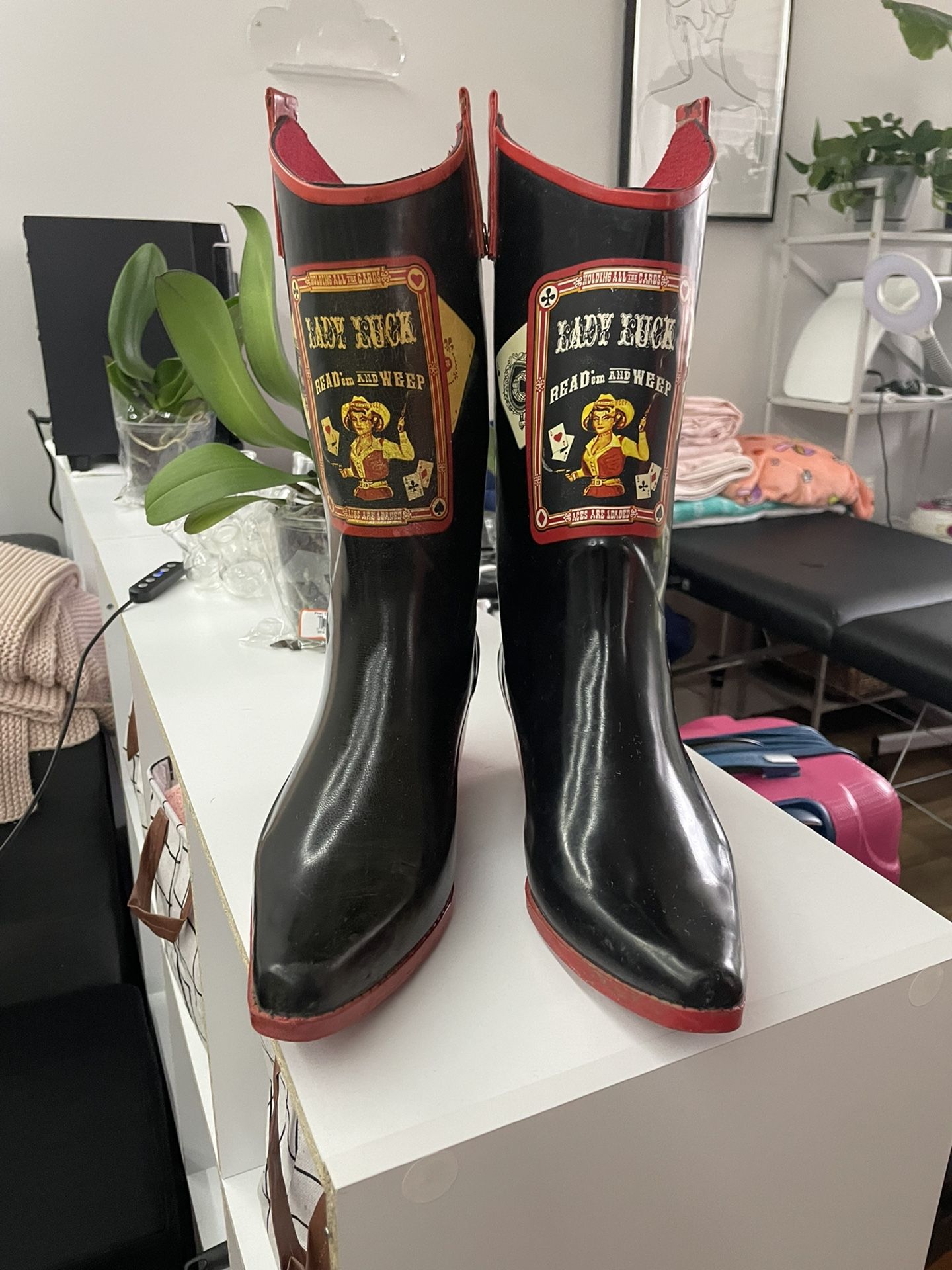Cowboy Vintage Rain Boots