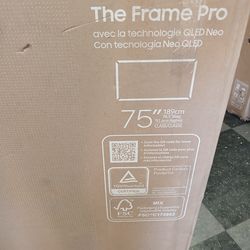 SAMSUNG 75"INCH QLED 4K THE FRAME TV LS03FAD PRO