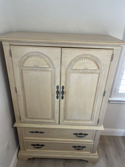 Vintage 1940’s Stanley Furniture Armoire & Nightstand