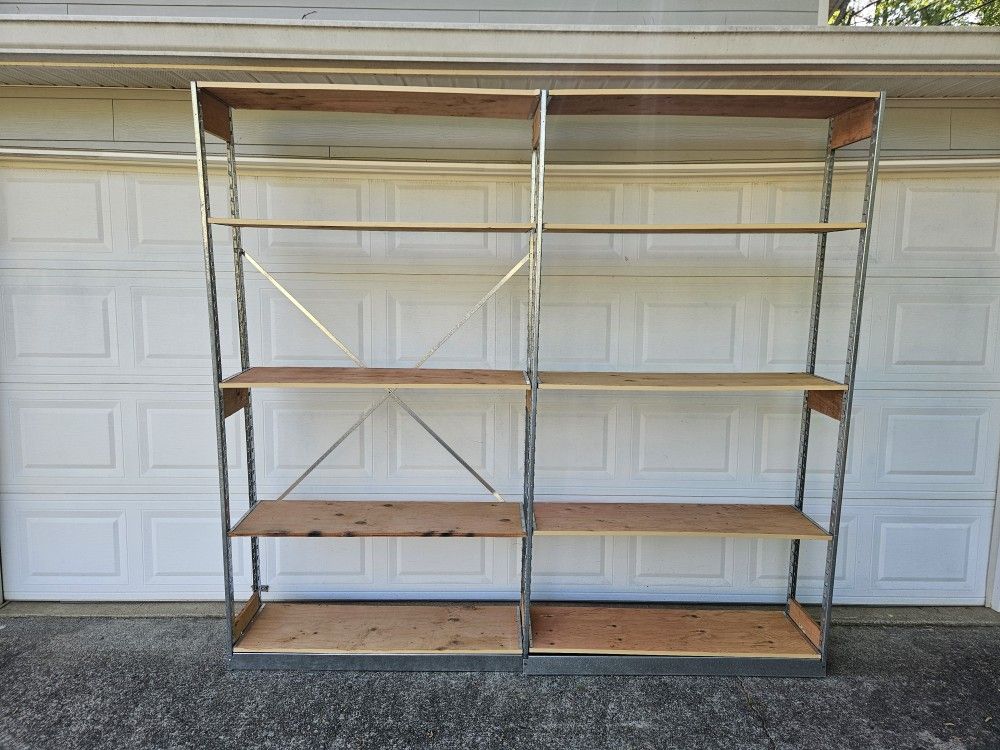 Tall Commercial Grade Shelving Units With Adjustable Shelves
Garage Basement Warehouse Storage 