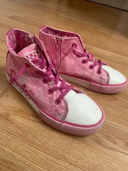 Barbie Pink High-Top Sneakers