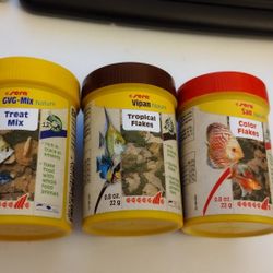 New 3 Pack Fish Food