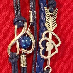 Brand New* Multi-Strand Blue Bracelet